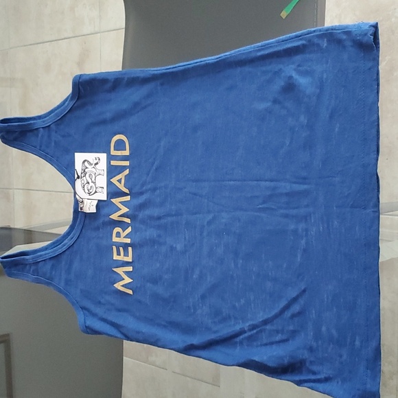 NWT Ohm K royal bluetank top - Picture 1 of 5